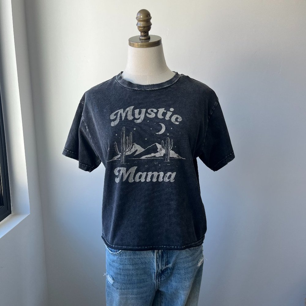 Mystic Mama Black Acid Tee